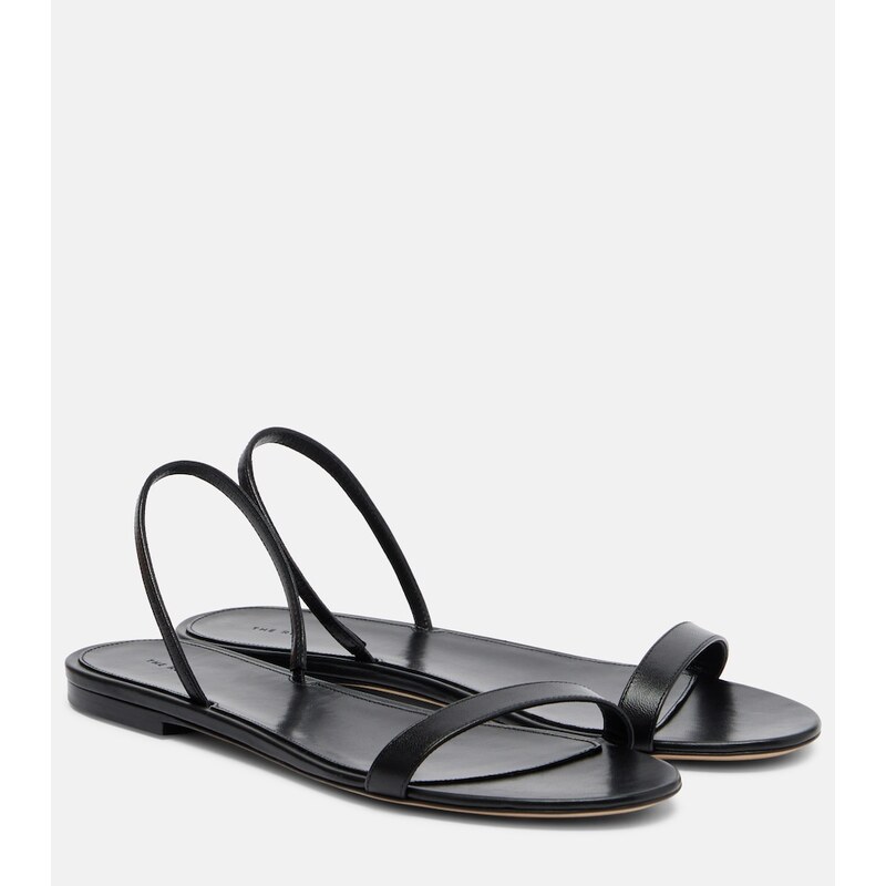 The Row Ella leather sandals
