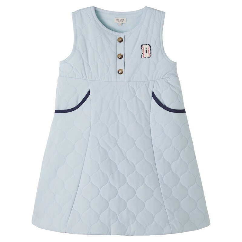Donsje Ilsa embroidered quilted dress