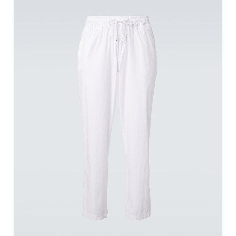 Fedeli Cotton-blend straight pants