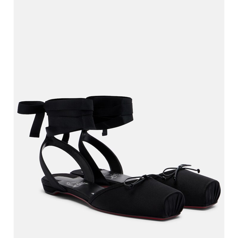 Christian Louboutin Cassia satin flats