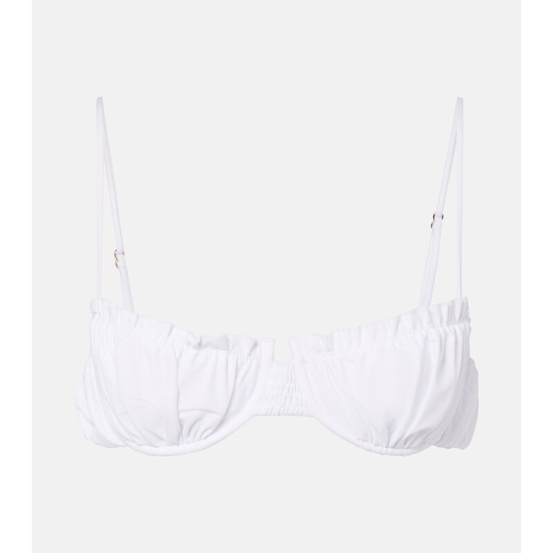 Faithfull Esterel ruched bikini top