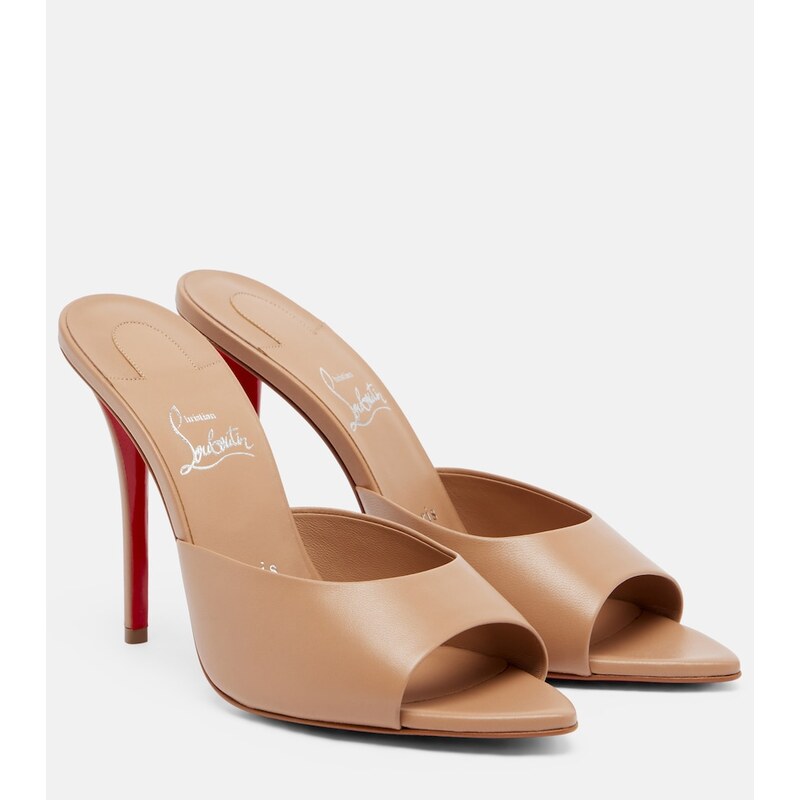 Christian Louboutin Miss Z leather mules
