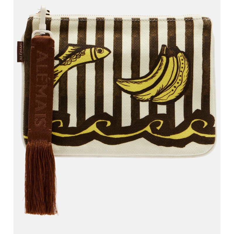 Alémais Mona Mini canvas clutch