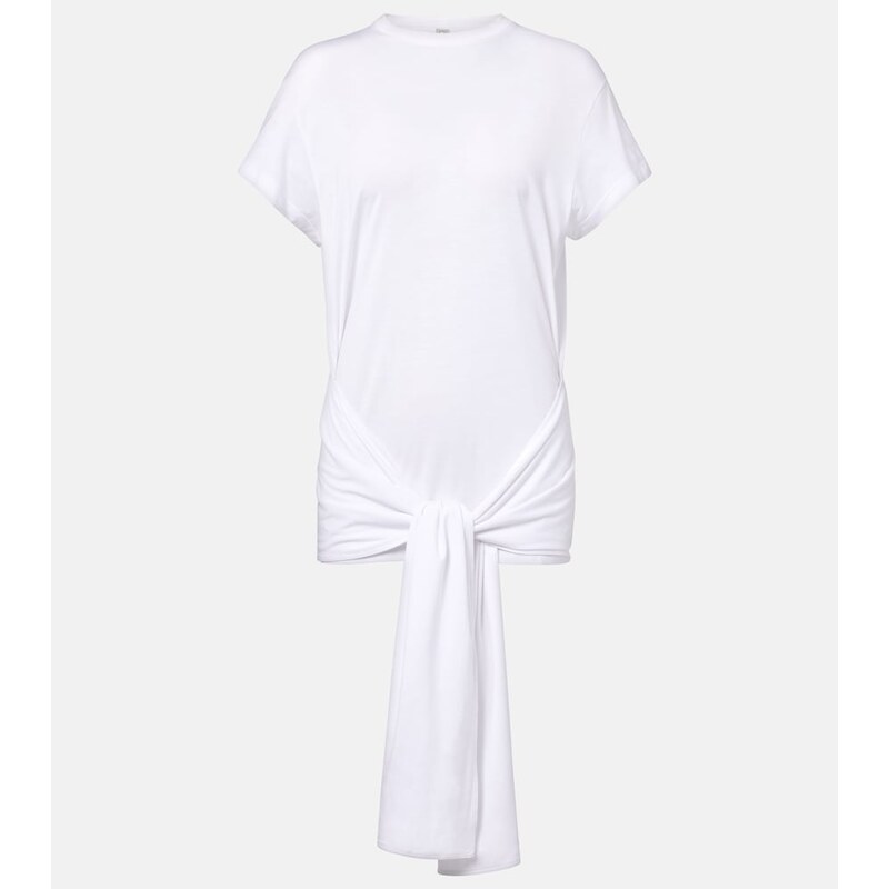 Toteme Tie-waist jersey top