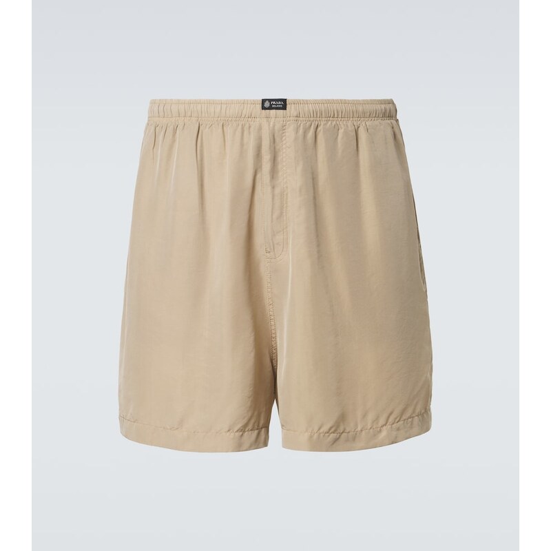 Prada Silk Bermuda shorts
