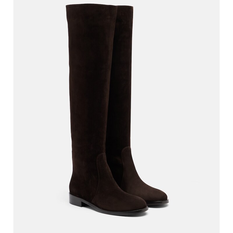 Gianvito Rossi Zayne suede knee-high boots
