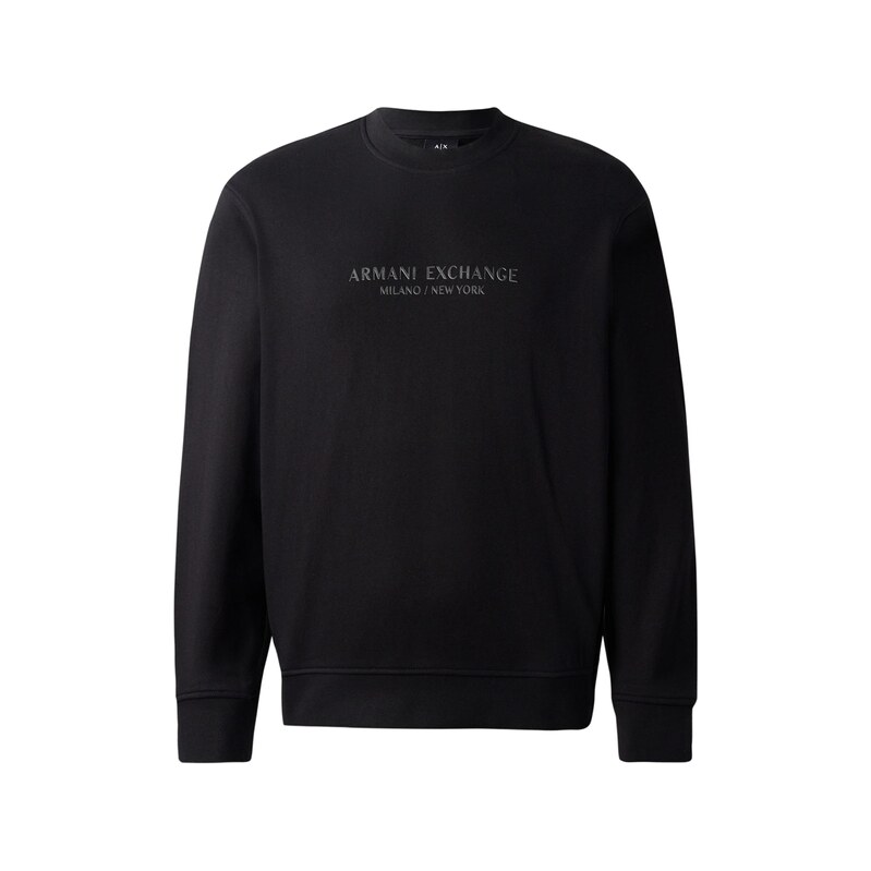 ARMANI EXCHANGE Mikina tmavě šedá / černá
