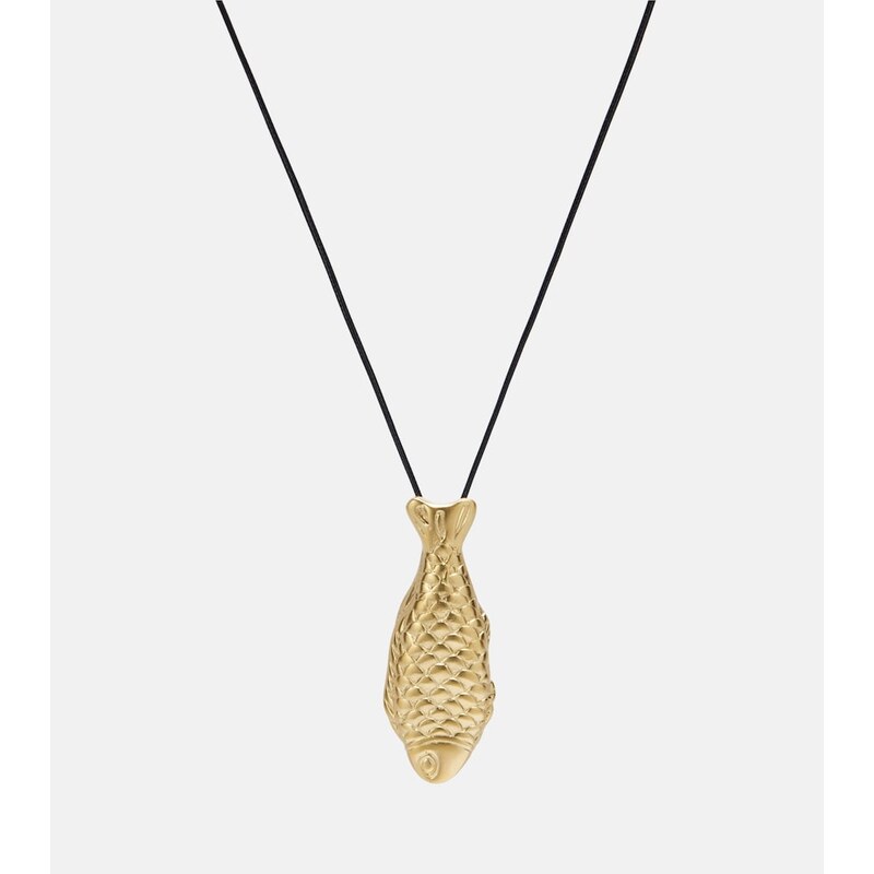 Ysso Catch gold-plated pendant necklace