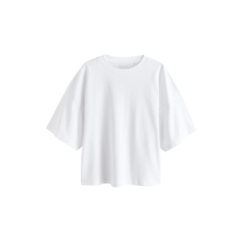 Next Oversized tričko bílá 115721897