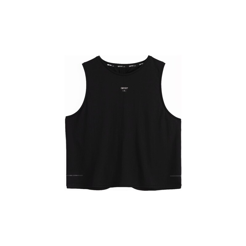 Aimn Sportovní top Seamless černá / bílá 115721935