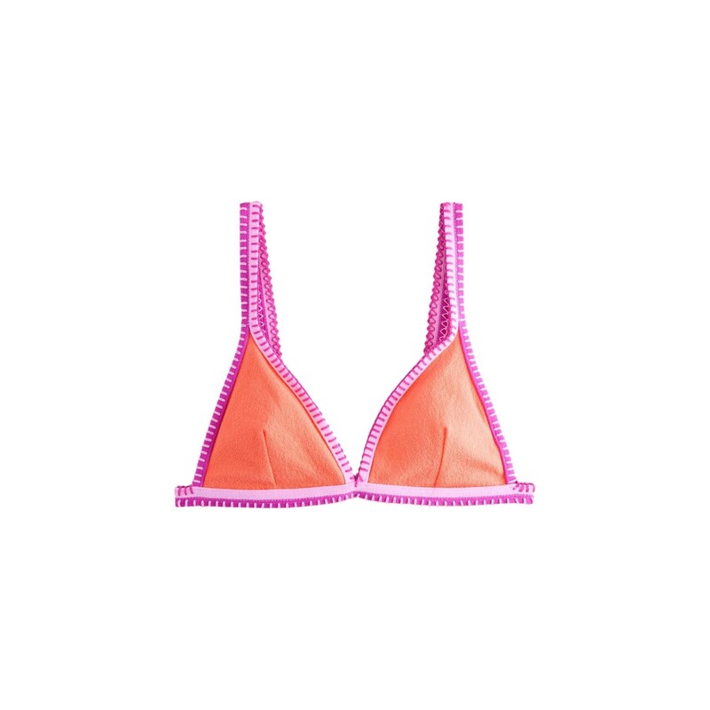 Next Horní díl plavek tmavě oranžová / pink / světle růžová 115722061