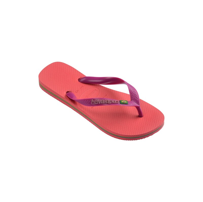 HAVAIANAS Žabky Brasil žlutá / zelená / bledě fialová / tmavě růžová 115722098