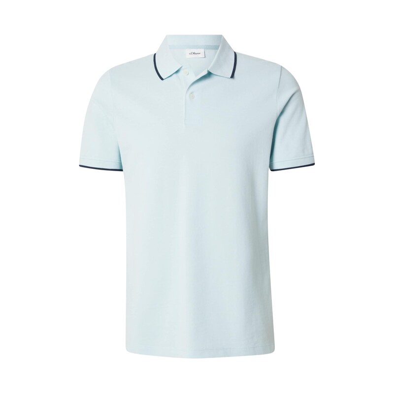s.Oliver Tričko marine modrá / světlemodrá
