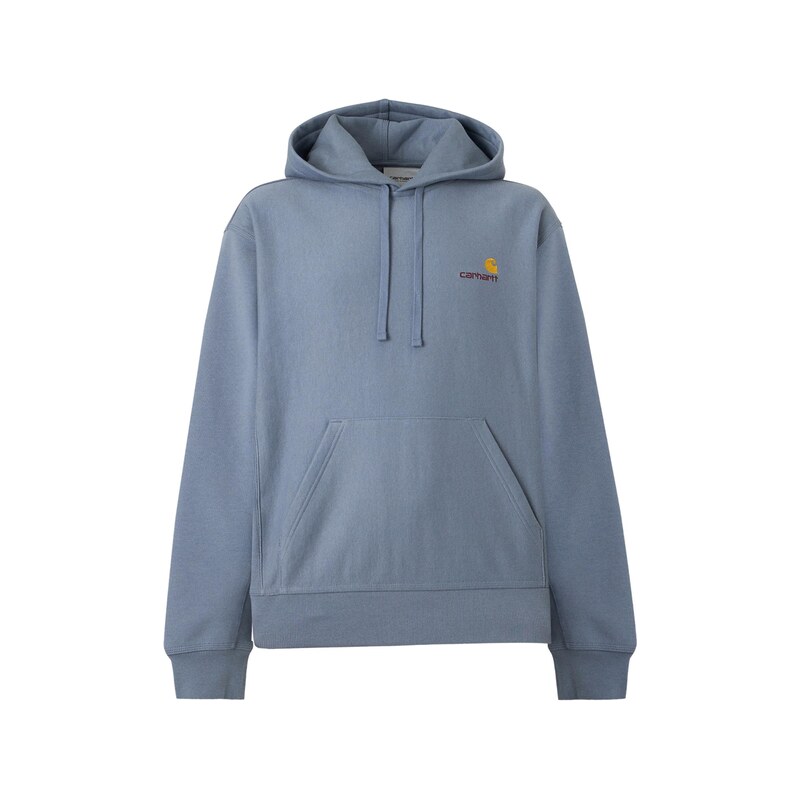 Carhartt WIP Mikina American Script opálová / žlutá / červená