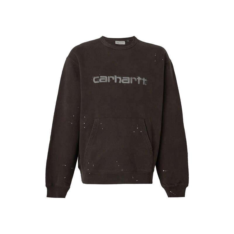 Carhartt WIP Mikina Painter světle šedá / černá / offwhite