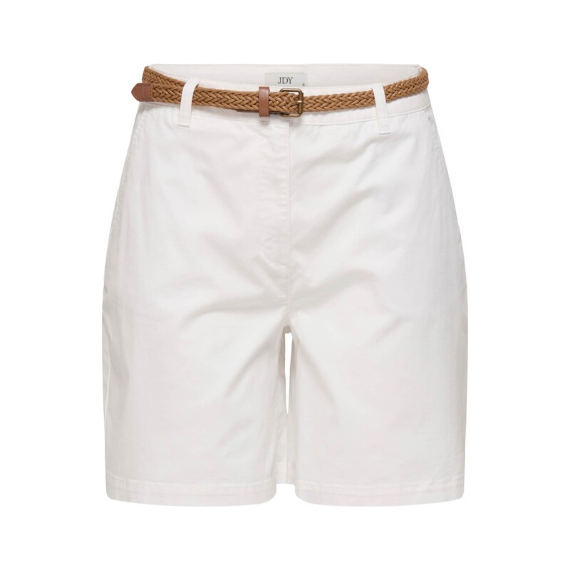 JDY Chino kalhoty JDYCHICAGO hnědá / bílá 115722286