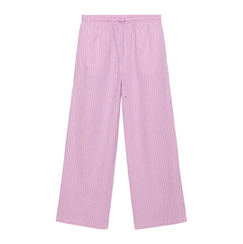 Pull&Bear Kalhoty opálová / růžová 115722298