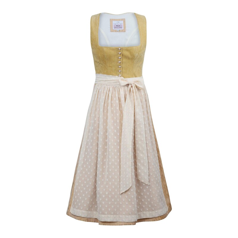 MARJO Dirndl Wolfersdorf krémová / cappuccino / medová 115722313