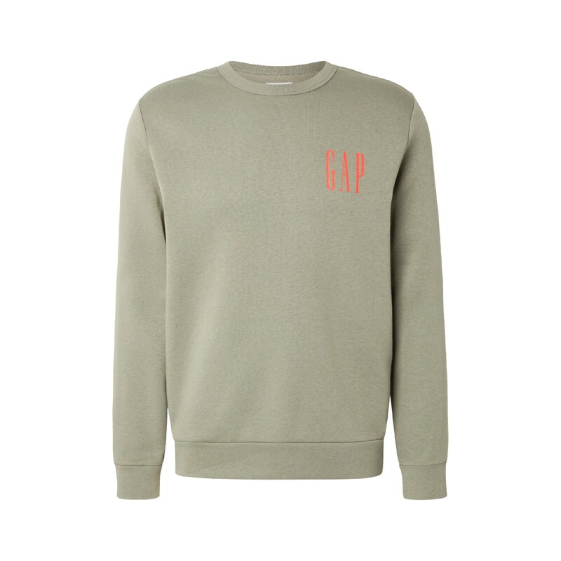 GAP Mikina khaki / tmavě oranžová