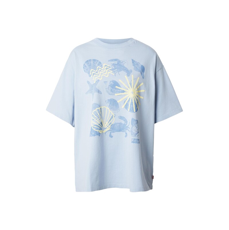 LEVIS Oversized tričko safírová / světlemodrá / světle žlutá 115722421