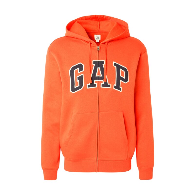 GAP Mikina Heritage oranžová / černá / bílá