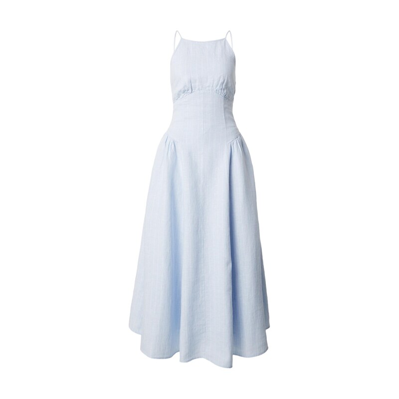 Abercrombie & Fitch Letní šaty světlemodrá / bílá 115722408