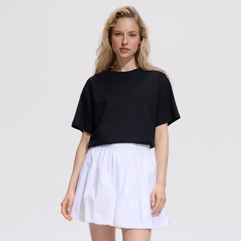 Reserved - Balonová mini sukně - bílá 115642017