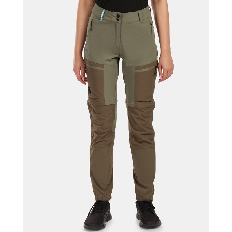 Dámské outdoorové kalhoty Kilpi HOSIO-W khaki 115721252