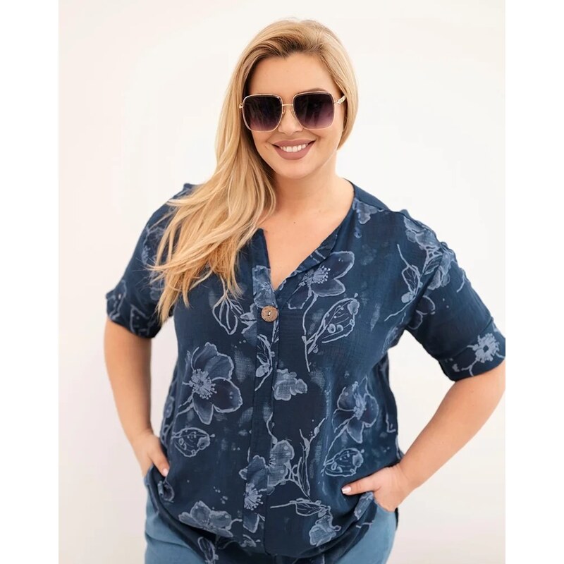 Kesi Dámská halenka Plus Size ART8075 - výprodej 115722831
