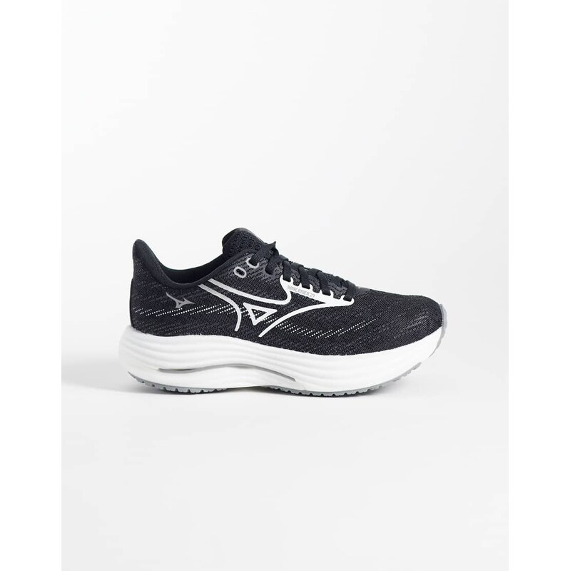 Mizuno Wave Rider 29 trainers in black and white 115723492