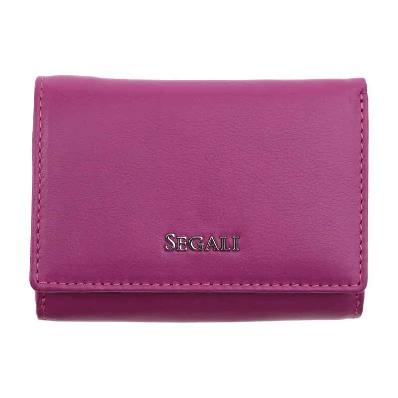 Dámská kožená peněženka Segali SG 7106 B Magenta 115724517