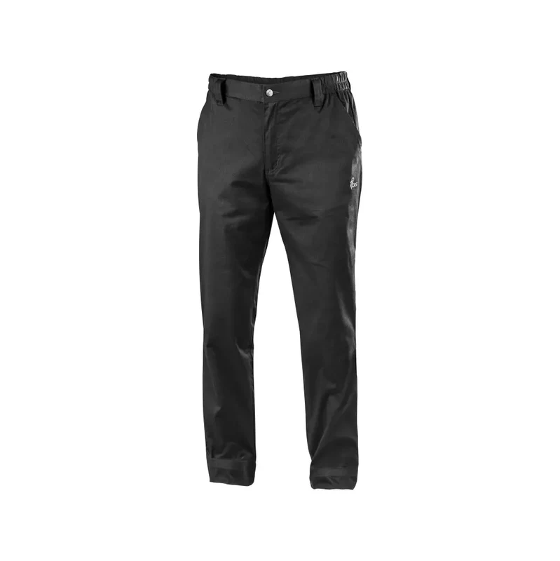 CANIS CXS TARREN - Pánské stretch kuchařské kalhoty - černé