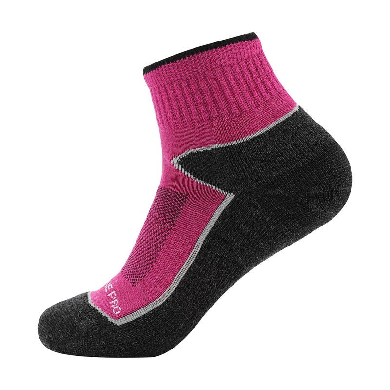 Ponožky z merino vlny ALPINE PRO NOREDE růžová 115730420