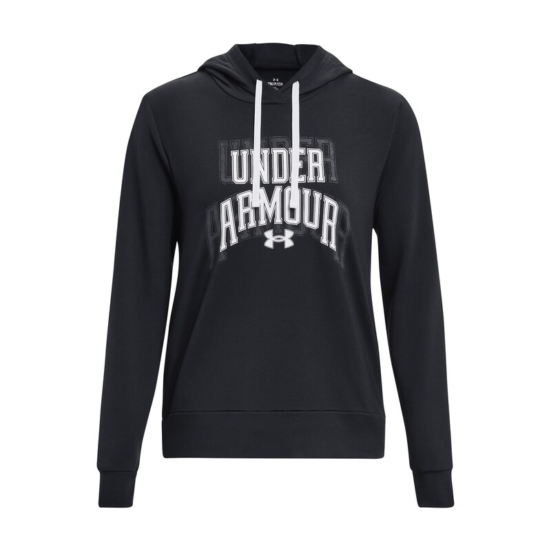 Dámská mikina Under Armour Rival Terry Graphic Hdy černá S 115729843
