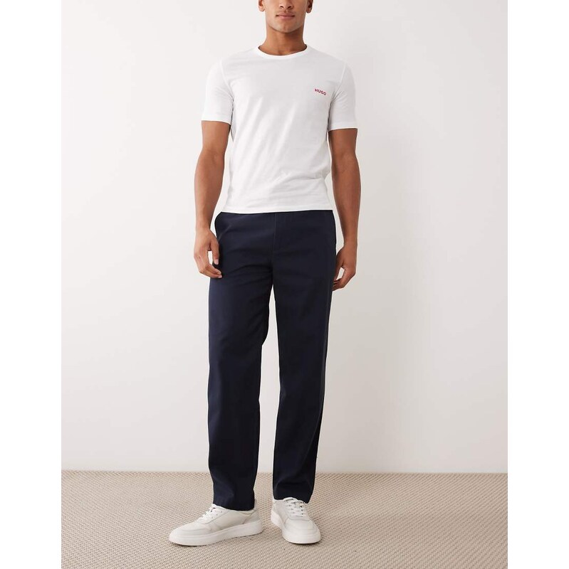 BOSS Orange Hugo Boss chino trousers in dark blue