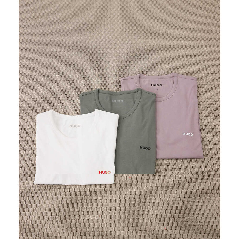 Hugo Red 3 pack lounge t-shirt in multi