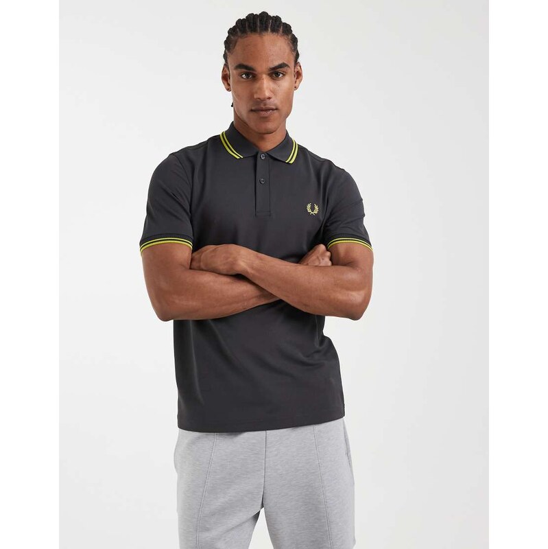 Fred Perry Tennis performance twin tipped logo polo shirt in