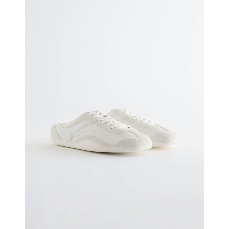 & Other Stories real leather mule sneaker with real suede trims