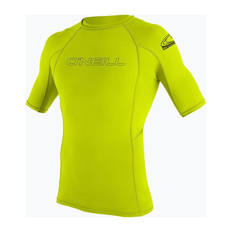 Dětské plavky ONeill Youth Basic Skins Rash Guard lime