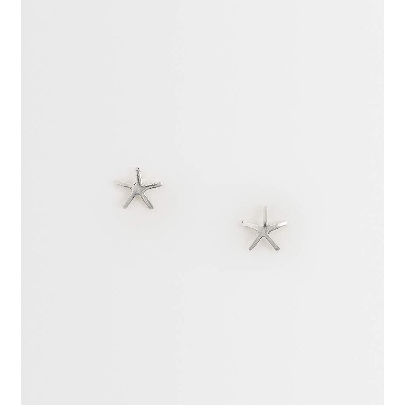 Kingsley Ryan flat starfish stud in sterling silver 115735098