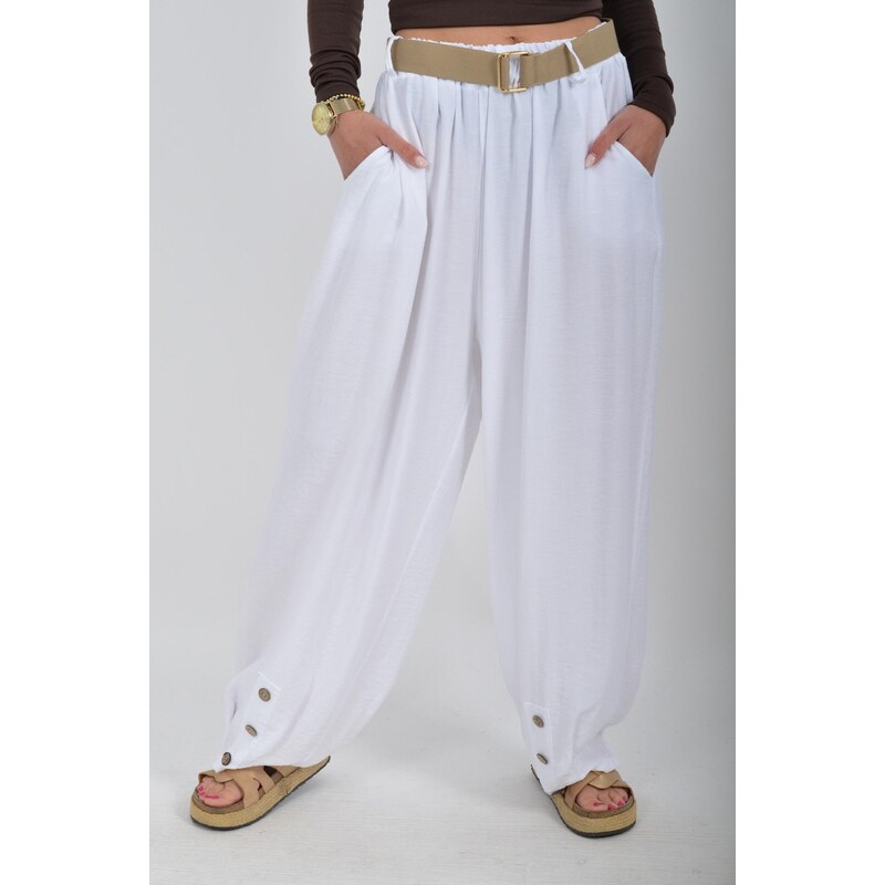 Enjoy Style Bílé kalhoty ES6796 115731351