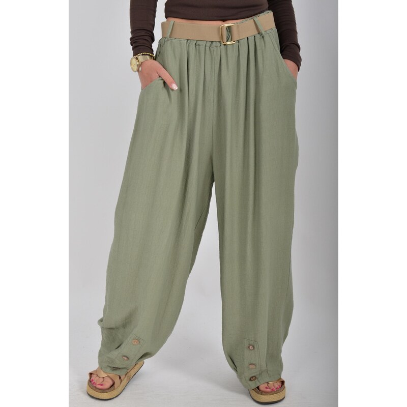 Enjoy Style Khaki kalhoty ES6794 115731349