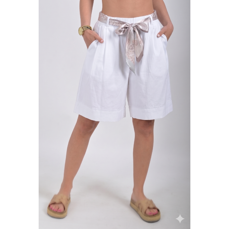 Enjoy Style Bílé kraťasy ES6785 115731411