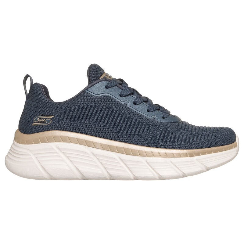 Skechers Ženy BOBS Sport B Flex Hi - Flying HI Shoes v Tmave Modrá 115732226