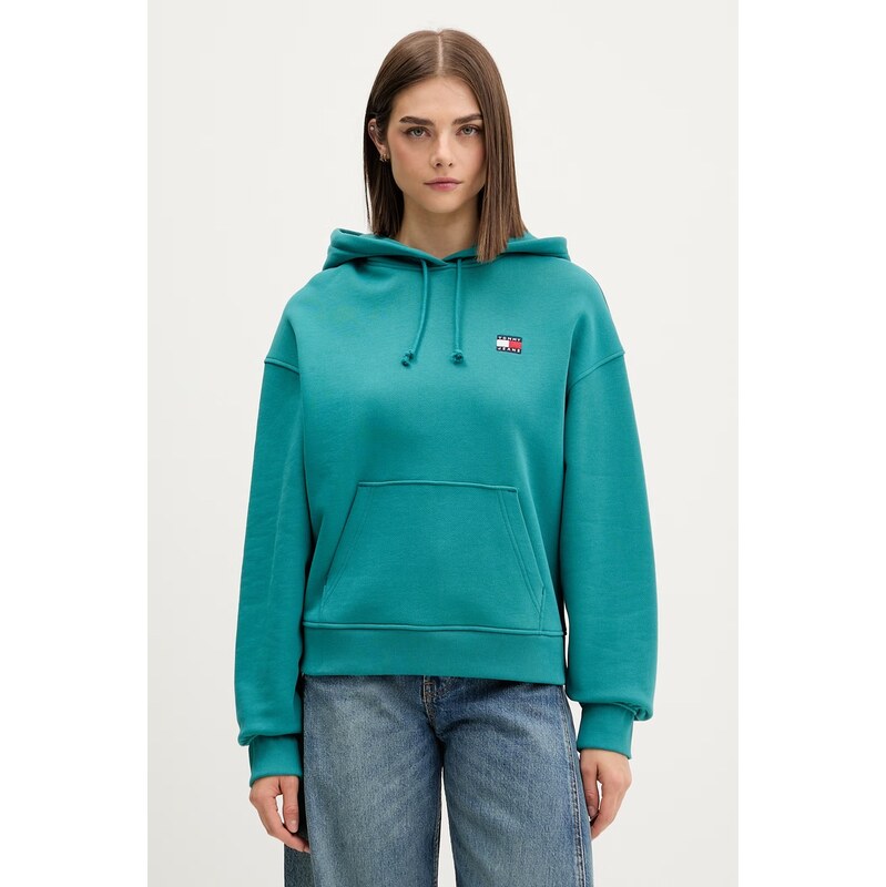 Tommy Jeans mikina s kapucí dámská bavlněná 115733167