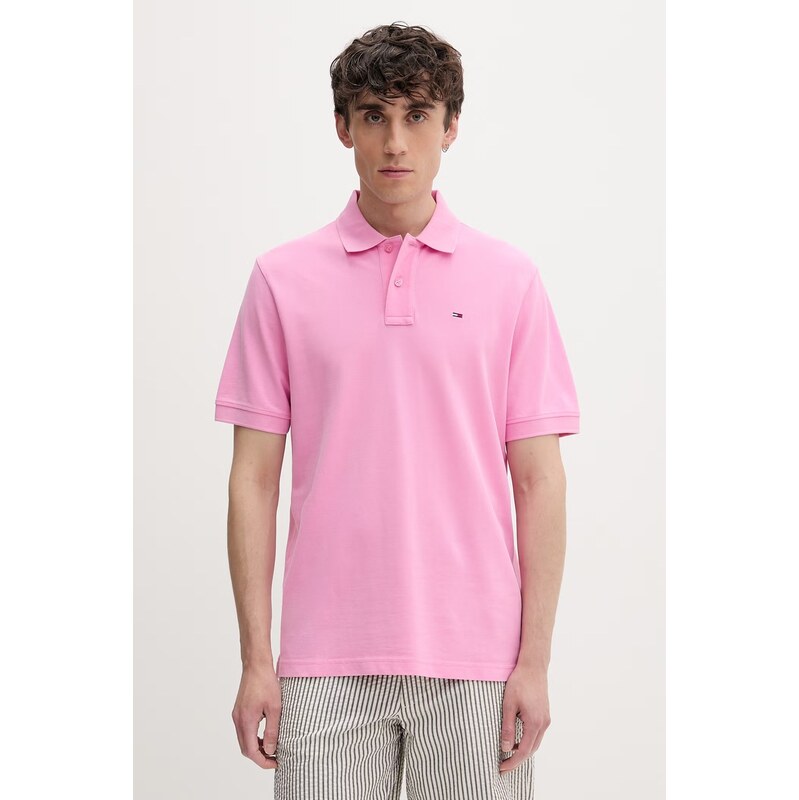 Tommy Jeans polo pánské bavlněné