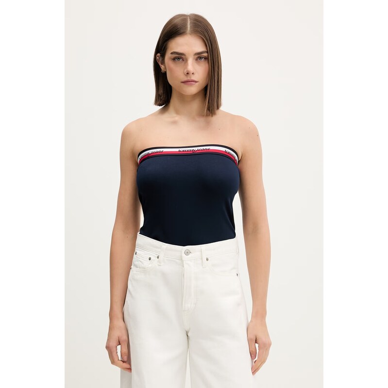 Tommy Jeans top dámský s viskózou 115733295