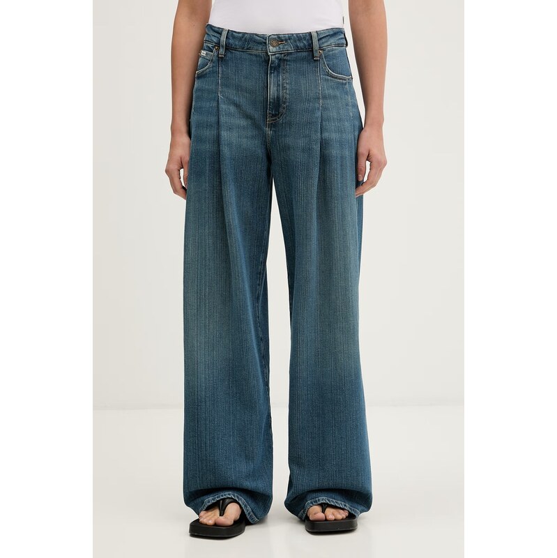 Guess Jeans wide leg džíny dámské 115733296