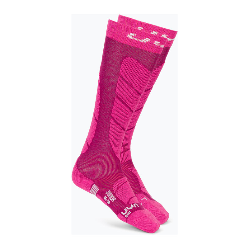 Dětské lyžařské ponožky UYN Junior Ski pink