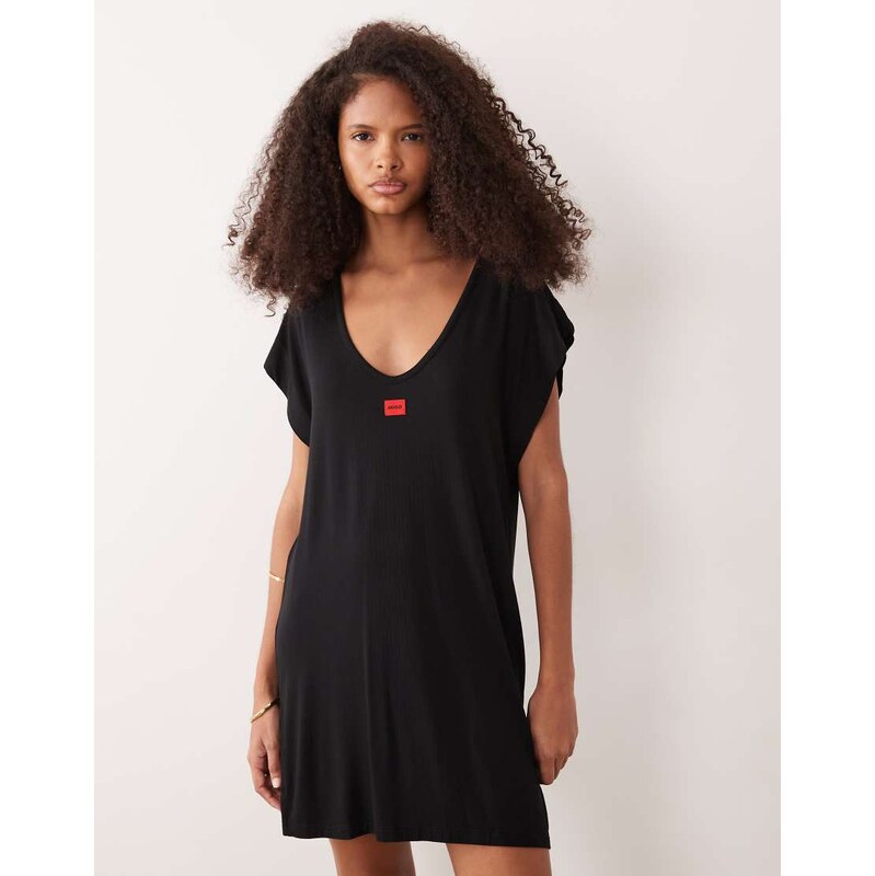 Hugo Red loungewear night dress in black 115733546